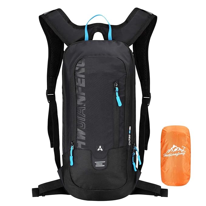 6L Small Bike Ski Backpack with Rain Cover, Mini Skiing Cycling