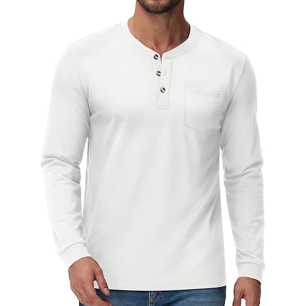 2026 Long Sleeve Soft Shirts for Men Classic Button Down V Neck