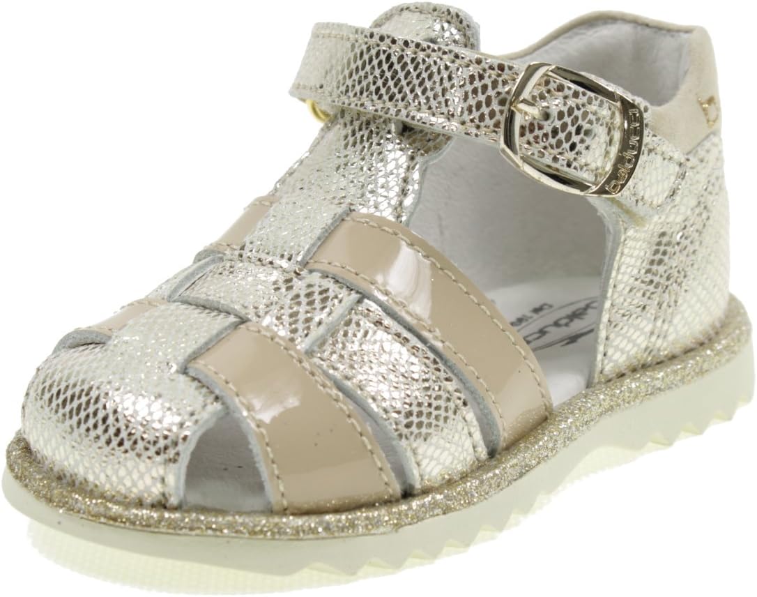 BALDUCCI Closed Sandals First Steps Made in Italy CITA1050K Platinum