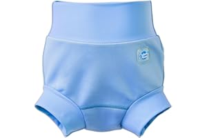 Splash About Happy Nappy Reusable Swim Diaper, Cashmere Blue, 6-12 Months