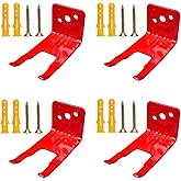 Universal Fire Extinguisher Bracket, Fire Extinguisher Mounts &amp; Brackets (U Hook - 4 Pack)