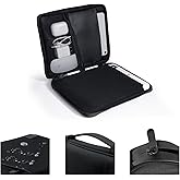 eiP 8-11 inch Waterproof Slim Tablet Carring Case with Handle Sleeve Bag for iPad Pro 11 inch/iPad 7/8/9 10.2 inch/iPad Air 5,4 10.9 inch/Pixel Tablet/Samsung Tab, Fit Keyboard and Pen, Black