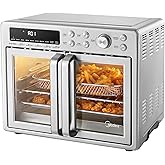 Midea Flexify French Door Toaster Oven Air Fryer Combo, 26.4 QT, Extra Large Air Fryer Countertop Oven 10-in-1 Combo, 25% Fas