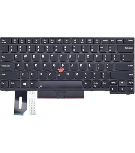 Teclado de substituição para laptop Lenovo ThinkPad X280 X390 X395