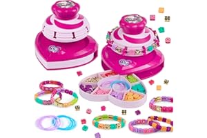 IFLOVE Arts and Crafts for Kids Ages 8-12,Beads Bracelet Making Kit for Girl,Kids Bracelet Maker Jewelry Making Kit with 216 Beads,Christmas Birthday Gifts for Ages 6 7 8 9 10 11 12 Year Old