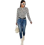 Womens Mesh See Through Top Black and White
