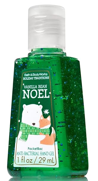 Bath Body Works Pocketbac Hand Gel Sanitizer Vanilla Bean Noel