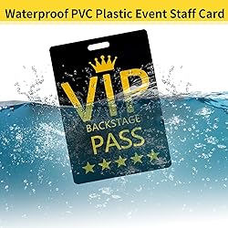 30 Sets VIP Badge Lanyards with PVC VIP Card Pass