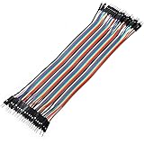40pcs 20cm 2.54mm male to male Breadboard jumper wire cable for Arduino