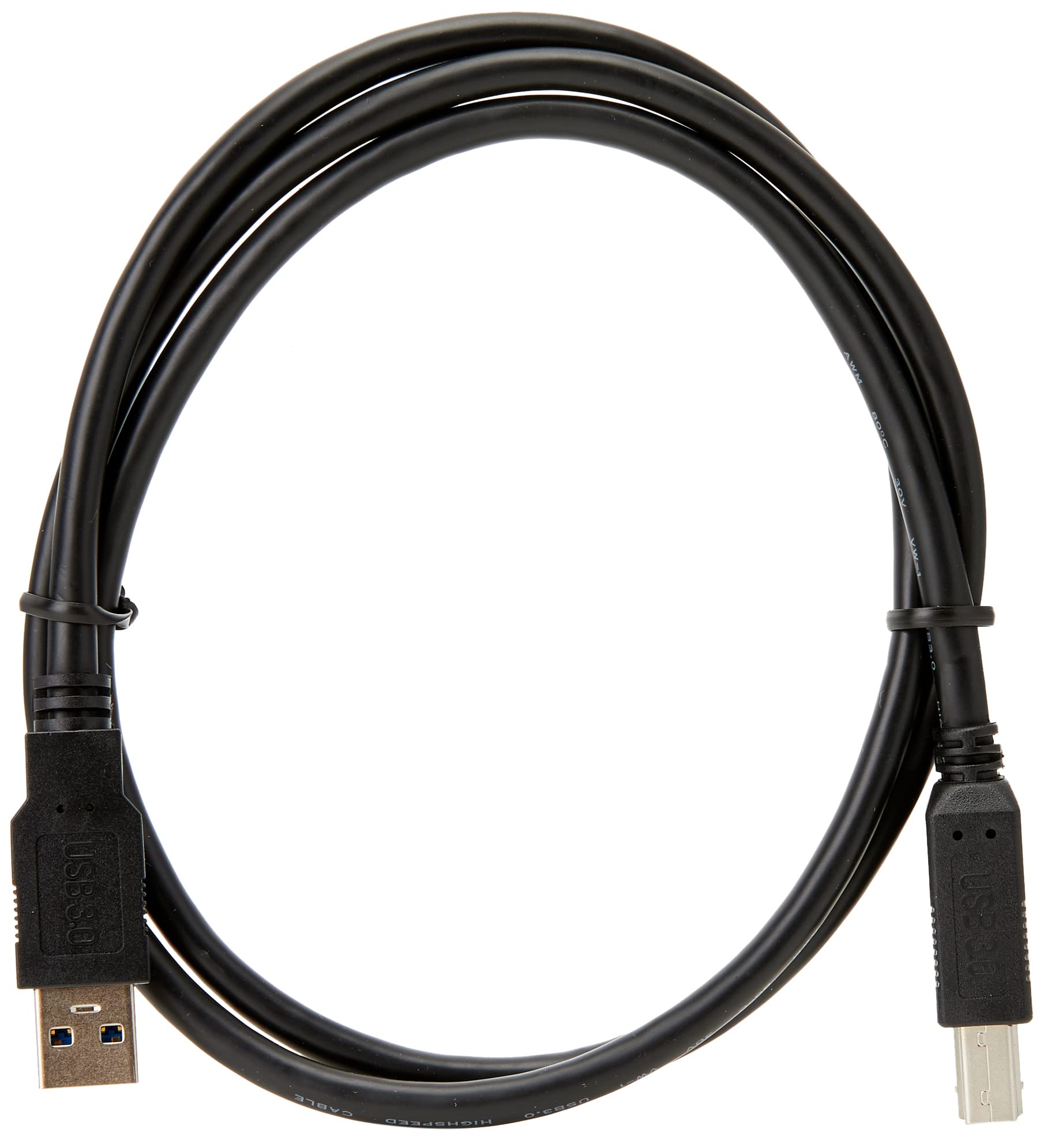 PremiumCord ku3ab1bk USB 3.0 A-B Connection Cable 1 m, Data Cable SuperSpeed up to 5 Gbit/S, Charging Cable, USB 3.0 Type A Male to B Male, 9Pin, Colour Black, Length 1 m