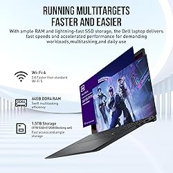 Dell Inspiron 15 3000 Laptop Computer, 15.6 Inch