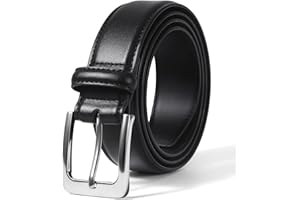 VATAN Men's Genuine Leather Dress Belts, Handmade Classic Every Day Leather Jeans Belt for Men Work Business Casual