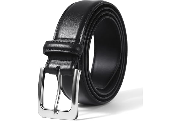 VATAN Men's Genuine Leather Dress Belts, Handmade Classic Every Day Leather Jeans Belt for Men Work Business Casual