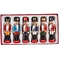 Kurt Adler Wooden Nutcracker Ornament Set, 5-inch Height, Multicolor, Wood