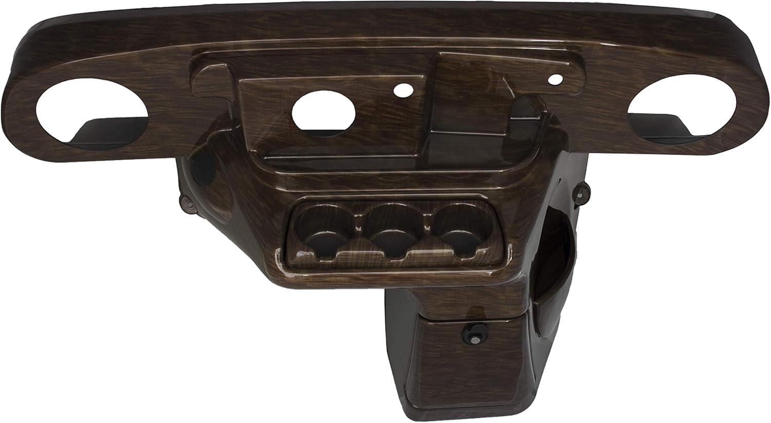VIP TXDHCMEZIRD EZGO TXT Dash Curly Maple EZ Install Gauge Radio Speaker Cut-Out 6.5 Inches