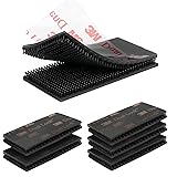 Dual Lock Fasteners, Reclosable 10 PCS 1in x 2in Heavy Duty Mounting Tape with 3M Adhesive Black Fastener 400 for Indoor/Outd