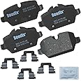 Bendix Priority1 CFC1554 Ceramic Rear Brake Pads for Mini Cooper Countryman 2016-2011, Cooper Paceman 2016-2013