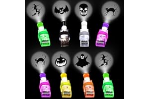 FLYSNK Halloween Party Favors for Kids, 36 Pcs LED Light Up Finger Lights Halloween Goodie Bag Fillers Treats Stuffers Glow in The Dark Toys Bulk for Halloween Party Gifts Trick or Treat Toy