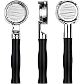 Normcore 58mm Silm Bottomless Portafilter with 18g Basket, Naked Portafilter with Black Anodized Aluminum Fit Gaggia Classic Machines, 18 g Precision Double shot Basket Included