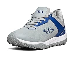 Boombah Viper Pro Men's Turf Gray/Royal Blue - Size