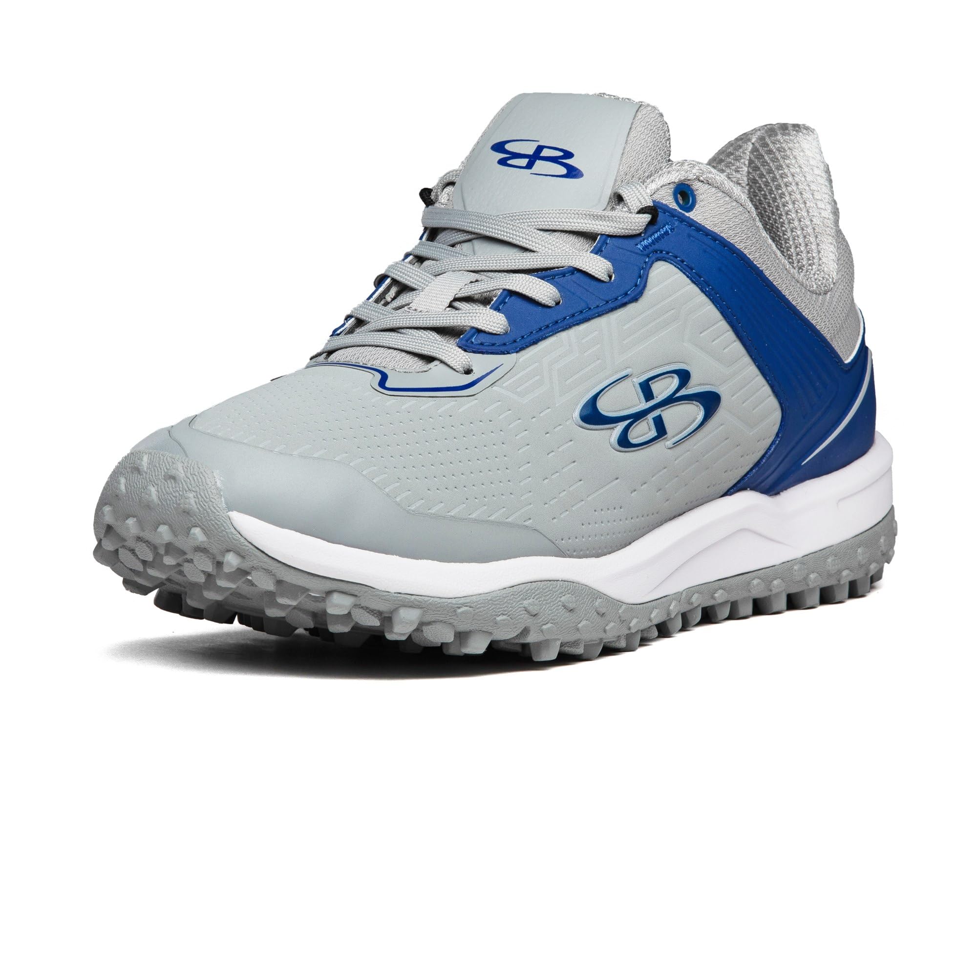 Boombah Viper Pro Men's Turf Gray/Royal Blue - Size