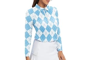 Soneven Womens Long Sleeve Polos 1/4 Zip Moisture Wicking Collared Golf Shirt Slim Fit for Casual Work