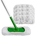 HOMEXCEL Reusable Microfiber Mop Pads Compatible with Swiffer Sweeper-Washable Wet Pad Refills for Wet & Dry Use, Floor Clean