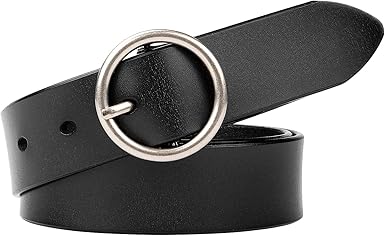 dress with leather belt