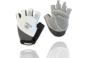 VEBE Men & Women Cycling Gloves Mountain Bike Gloves - Breathable Shock Absorbing Bicycle Gloves with 5MM Pad