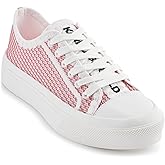 Karl Lagerfeld Womens Giddeon Lace Up Sneaker