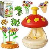 DIY Flower Bouquet Craft Kits - DIY Flower Making Kit for Kids, Fabric Bouquet Maker with 72 Petals, 24 Stems, Leaves & Stamens, Vase - Arts & Crafts Gift for Girls & Boys Ages 3+