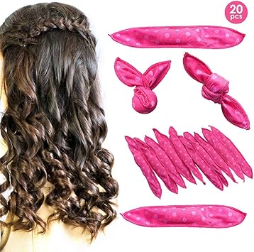 Foam Hair Rollers 20pcs No Heat Sponge Flexible Foam Hair
