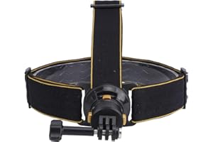 Acouto Universal Action Camera Head Strap Mount with Magnetic Adsorption for 3, X3, and More