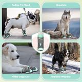 SlowTon Dog Boots Waterproof Non-Slip Paw Protectors Reflective Straps 9 Sizes view 8