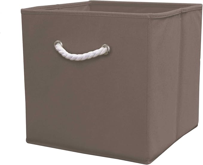 Box and Beyond Aufbewahrungsbox, Vliesstoff, 31 x 31 x 31 cm Taupe