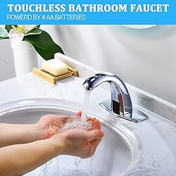 BAYDOW Automatic Bathroom Sink Faucet,Touchless