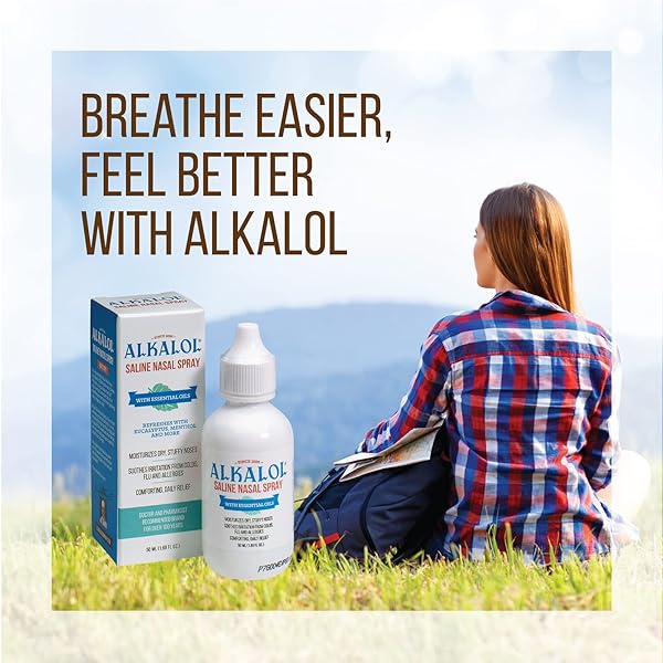 ALKALOL SOLUTION SALINE NASAL SPRAY, 1.69 OUNCE