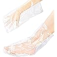 AMT 100 Count Paraffin Wax Bags for Hands and Feet, Plastic Refills Liners, Socks and Gloves Paraffin Bath Mitts Covers for Therabath Wax Treatment Machine Therapy