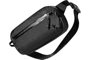 tomtoc 3.5L X-Pac Sling Bag with RFID Blocking, Crossbody Bag Minimalist Chest Shoulder Pack for Men/Women, Water-resistant Lightweight Casual Funny Pack for Travel/Daily Commute