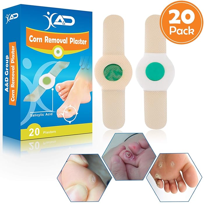 Buy Corn Removal Plasters Wart and Callus Treatment Pain Relief Feet Care Salicylic Acid Pads