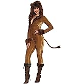 Sexy Timid Lion Women's Jumpsuit Costume | Wizard of Oz Costumes