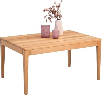 Hometrends4you Thore 2 Couchtisch Holz Kernbuche Massiv Geölt 90