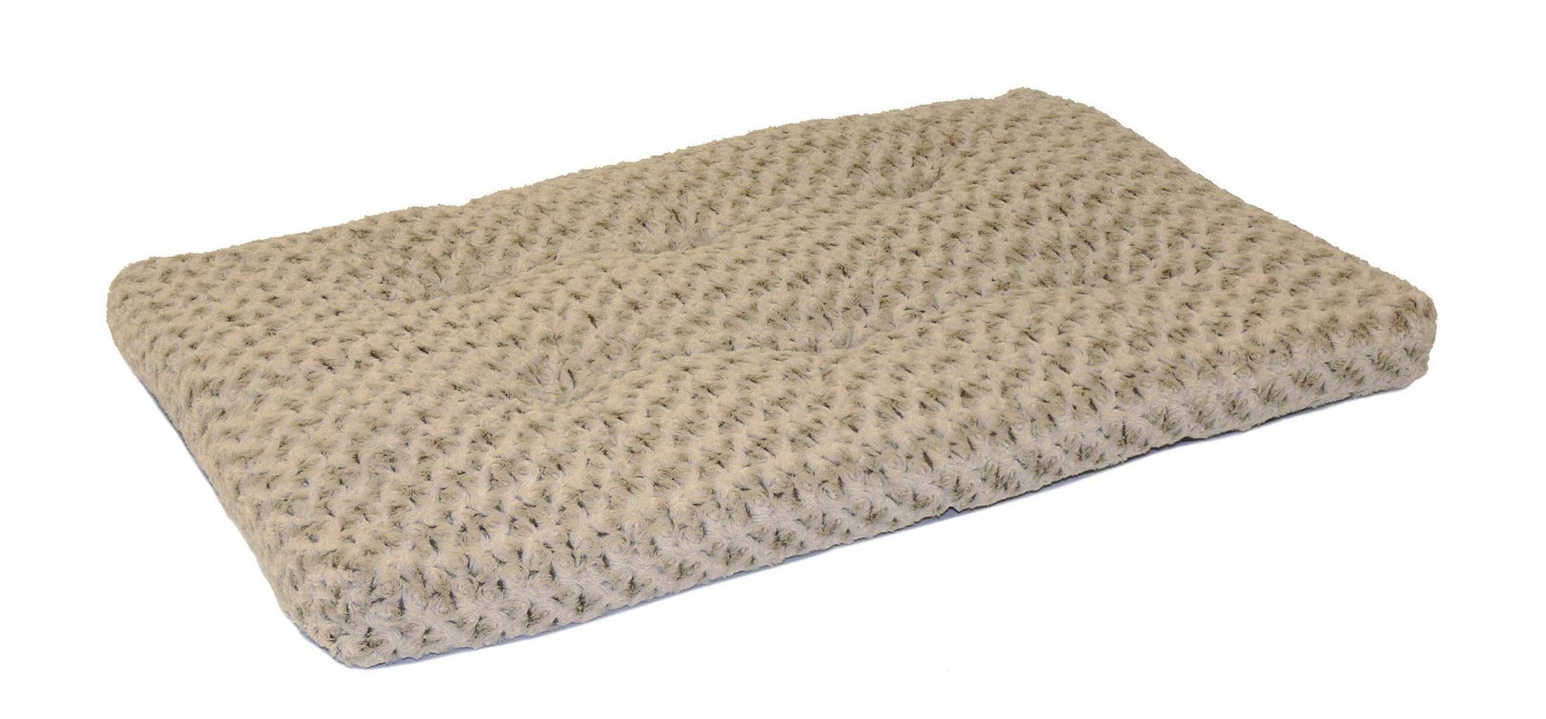 MidWest Quiet Time Pet Bed Deluxe Tan Ombre Swirl 46" x 29"
