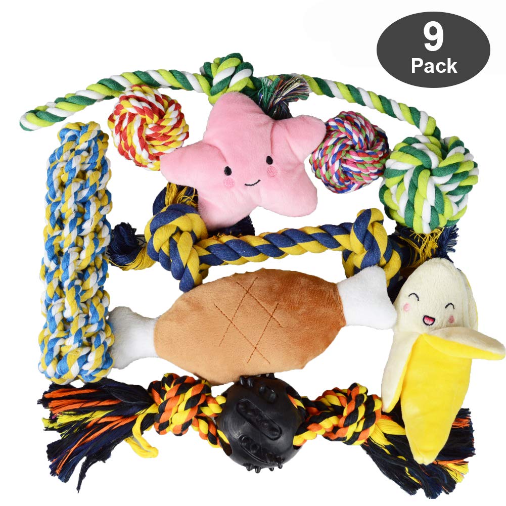 BLUEISLAND Dog Toys for Small Dogs Puppies, Dog Rope Toys