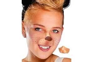 Libima 1 Pcs Christmas Costume Latex Mouse Nose Christmas Latex Prosthetic Faux Mouse Nose Costume for Face Skin (S)