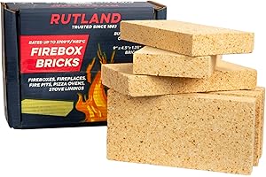 Rutland Products Fire Brick, 6 Count, Pack of 1