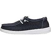 HEYDUDE Women’s Wendy Stretch Jersey Slip On Shoes | Lightweight Comfortable Travel Loafers with Elastic Laces