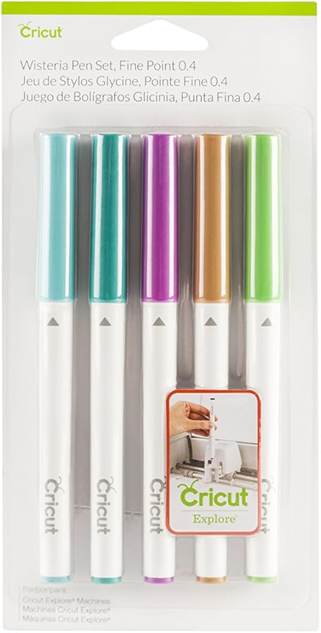 Cricut Set Da 30 Penne Infusible Ink™ A Punta Sottile (0.4) – Colori Vivaci Per Trasferimenti Permanenti