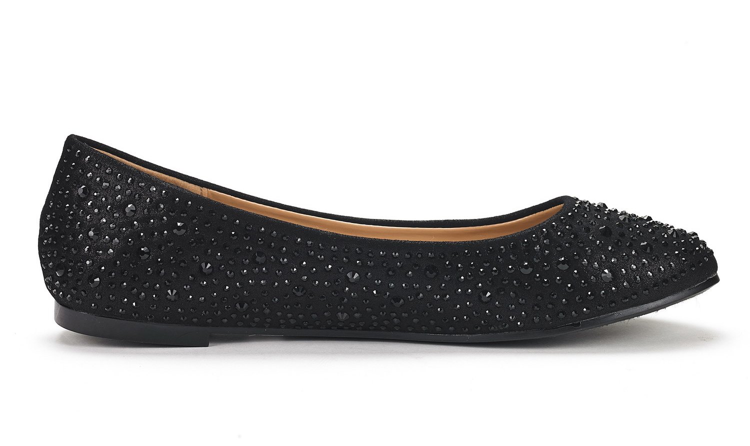 DREAM PAIRS Women's Sole-Shine Rhinestone Ballet Flats Shoes - Image 4