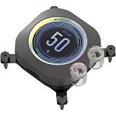 CORSAIR XC7 RGB Elite LCD CPU Water Block - 480x480 IPS LCD Screen - 31 RGB LEDs - USB-C - Fits Intel&reg; LGA 1700, AMD&reg; AM5 and Older - Stealth Gray